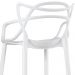 Kit 4 banquetas altas Masters Allegra 76 cm Branco