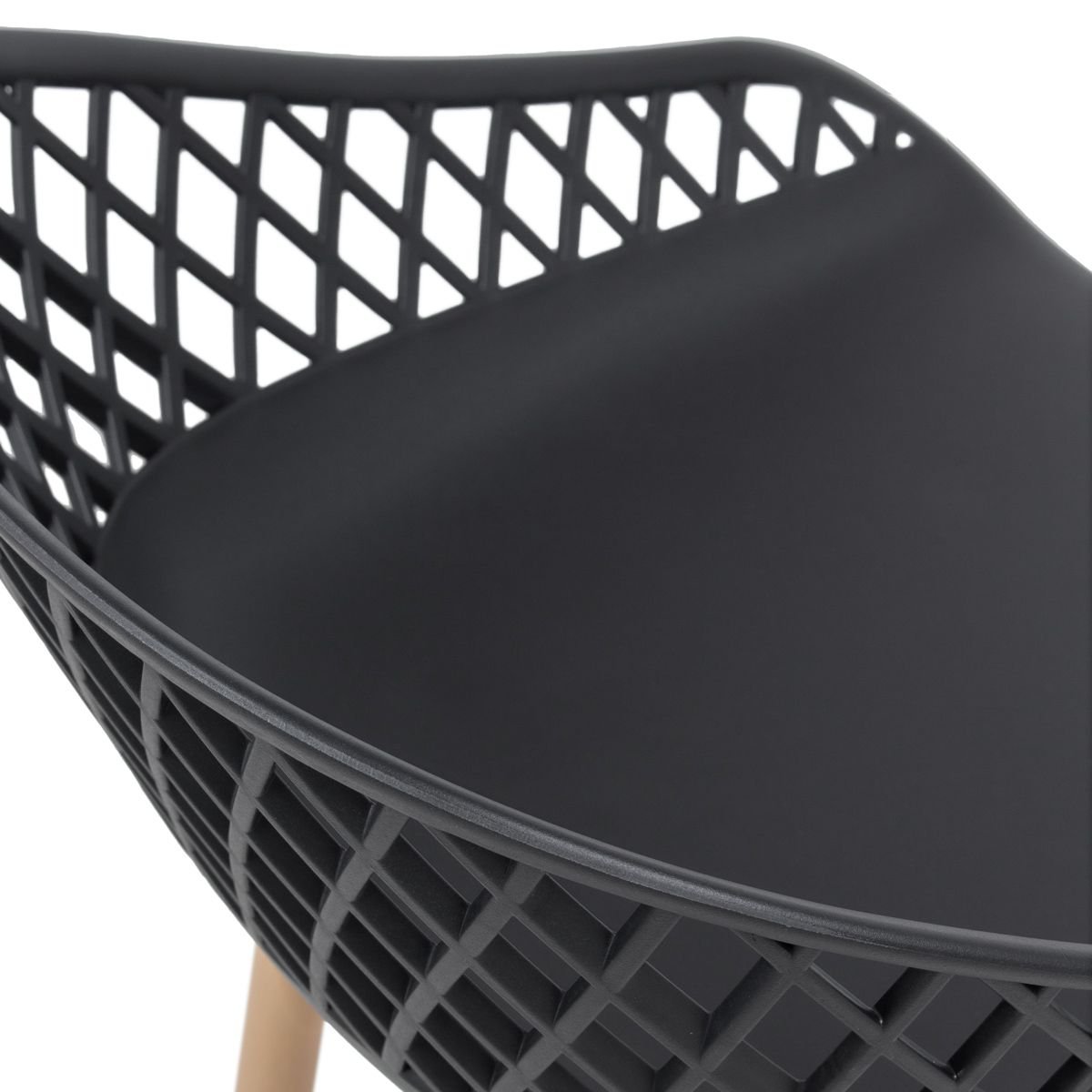 Kit 4 banquetas altas bancada cozinha Clarice Cloe Preto