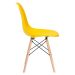Kit 4 cadeiras Charles Eames DAW com braços + 6 cadeiras Eiffel DSW Amarelo