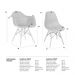 Kit 4 cadeiras Charles Eames DAW com braços + 6 cadeiras Eiffel DSW Amarelo