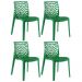 Kit 4 cadeiras Gruvyer jantar cozinha Verde