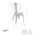 Kit 4 cadeiras Iron Tolix design indutrial jantar cozinha Preto semibrilho