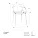Kit 4 cadeiras Masters Allegra Incolor Transparente