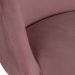 Kit 4 cadeiras jantar estofada Maite Sedona veludo Rosa claro