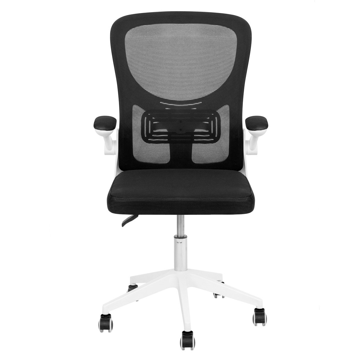Kit 6 Cadeiras escritório rodizio office Bytes Preto