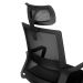 Kit 6 Cadeiras escritório rodizio office Confort Preto