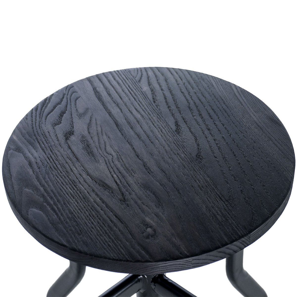Kit 6 banquetas altas retro loft bancada industrial Turner Preto