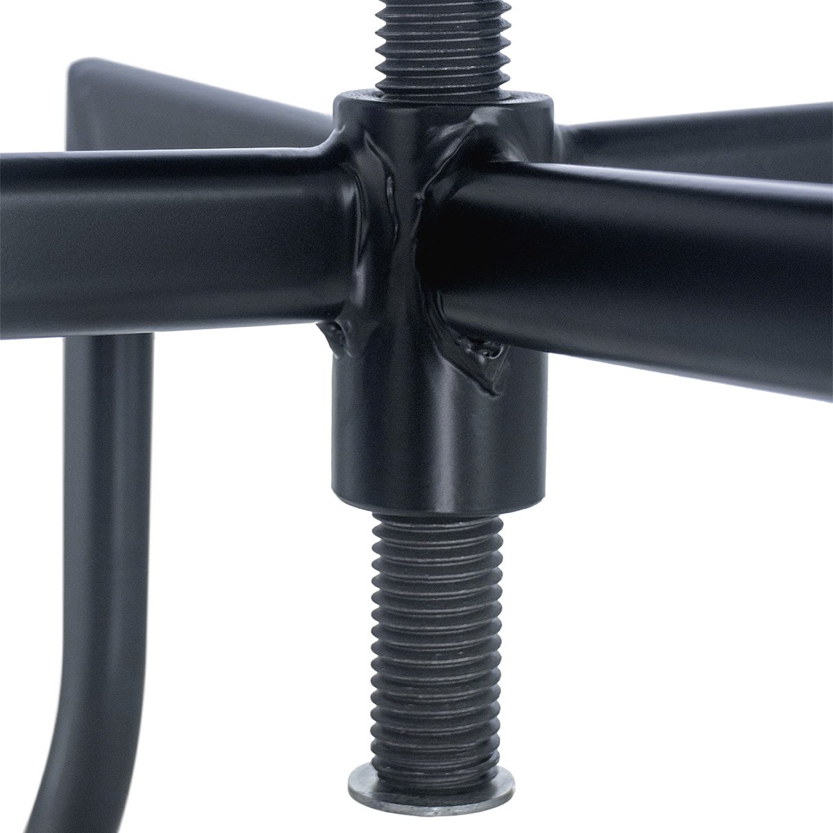 Kit 6 banquetas altas retro loft bancada industrial Turner Preto