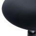 Kit 6 banquetas estofadas cozinha industrial Loft giratória West Preto