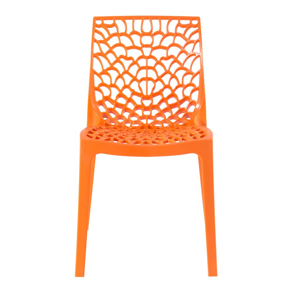 Kit 6 cadeiras Gruvyer Laranja