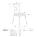 Kit 8 Cadeiras Cross Katrina Jantar Varanda Branco