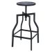 Kit 8 banquetas altas retro loft bancada industrial Turner Preto