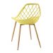 Kit 8 cadeiras Clarice Cleo Amarelo