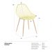 Kit 8 cadeiras Clarice Cleo Amarelo