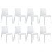Kit 8 cadeiras Gruvyer Branco