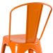 Kit 8 cadeiras Iron Tolix design indutrial jantar cozinha Laranja