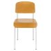 Kit 8 cadeiras Standard madeira cozinha jantar nordico escandinavo Jean Prouve Branco