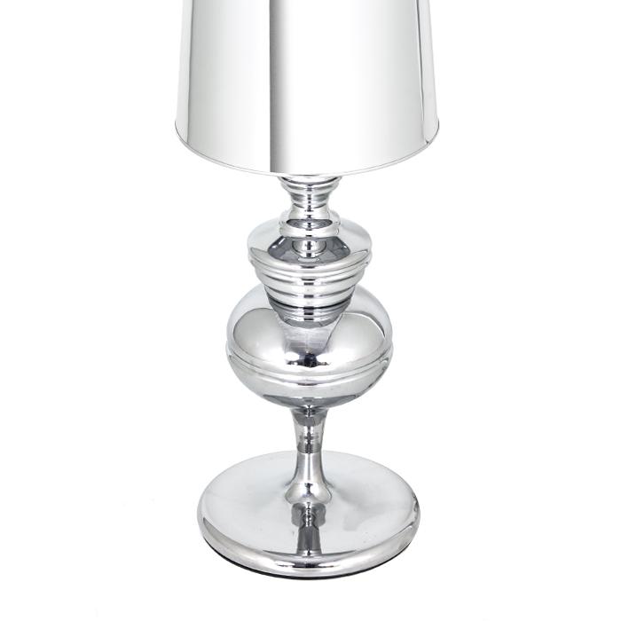 Luminária de mesa - Abajur - Josephine - Prata