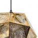 Luminária pendente Etch - Cairo - 30 cm - Dourado