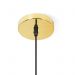 Luminária pendente Etch - Cairo - 30 cm - Dourado
