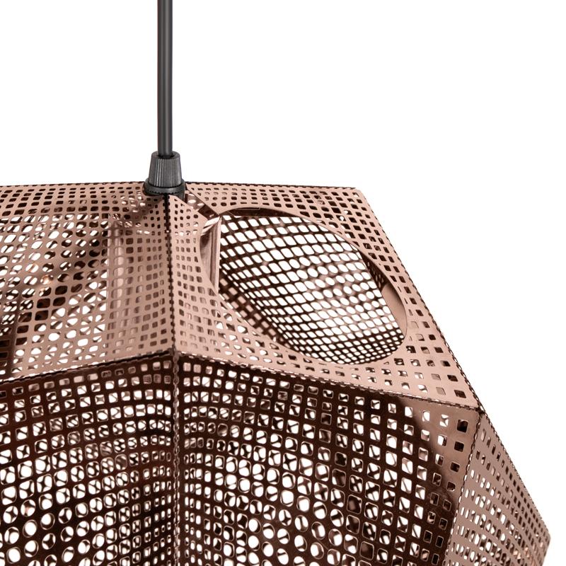 Luminária pendente Etch Cairo 30 cm Bronze