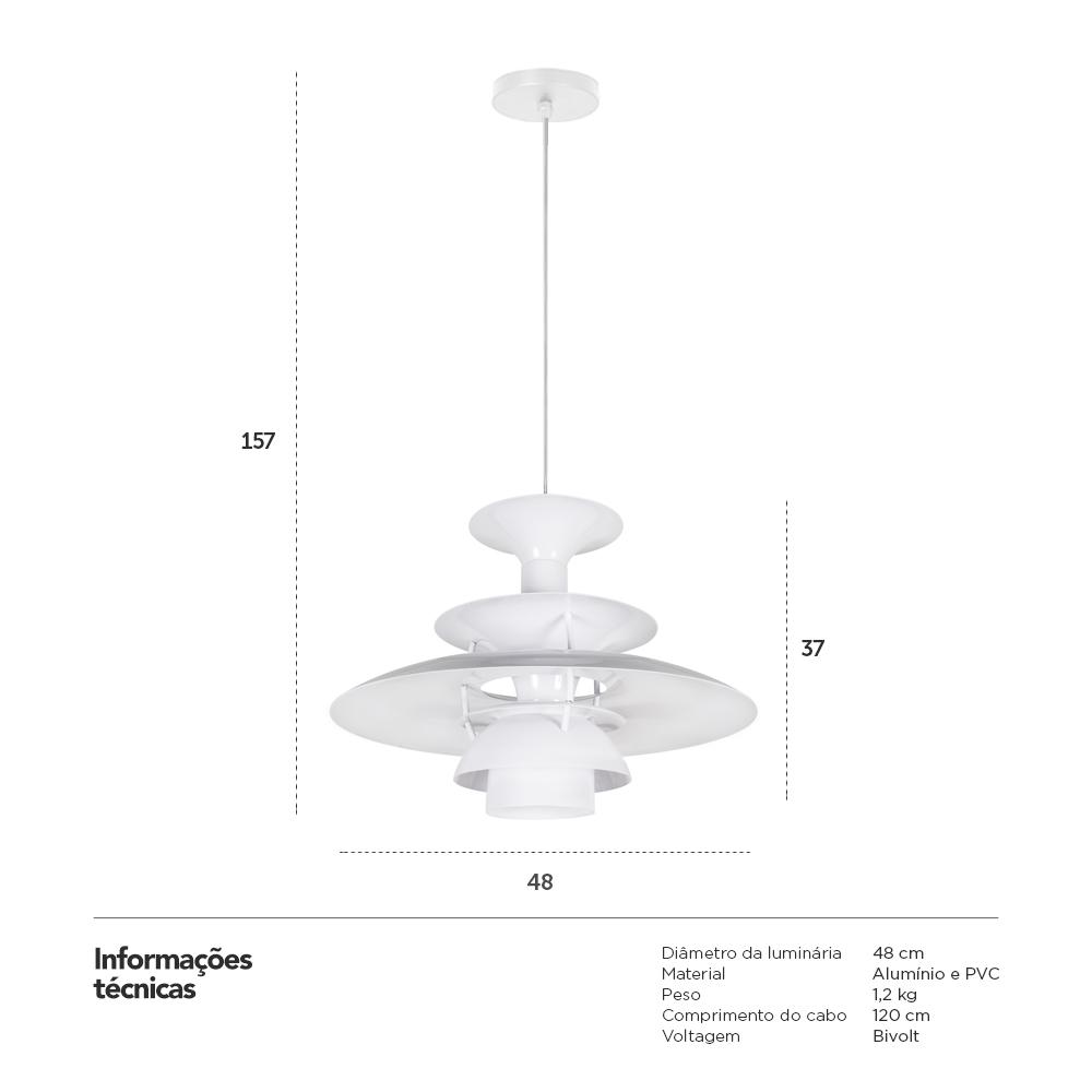 Luminária pendente PH5