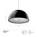 Luminária pendente Skygarden 60 cm Preto
