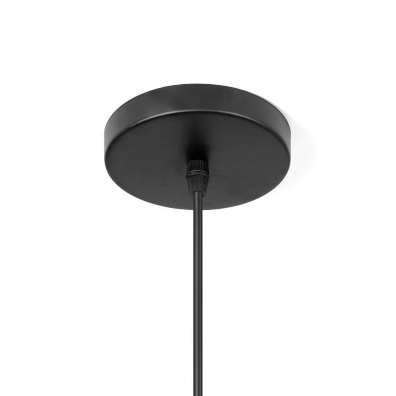 Luminária pendente Tom Dixon Beat Tall Funil Preto com interior cobre