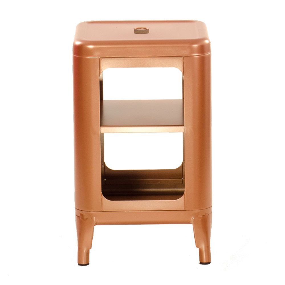 Módulo estante Tolix 2 andares Cobre rose Cobre rose