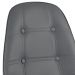 Mesa Eames com tampo de vidro 120 cm + 6 cadeiras estofadas Eiffel Botonê Cinza escuro