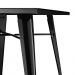 Mesa Iron Tolix - Metal - Bar - Gourmet - Preto