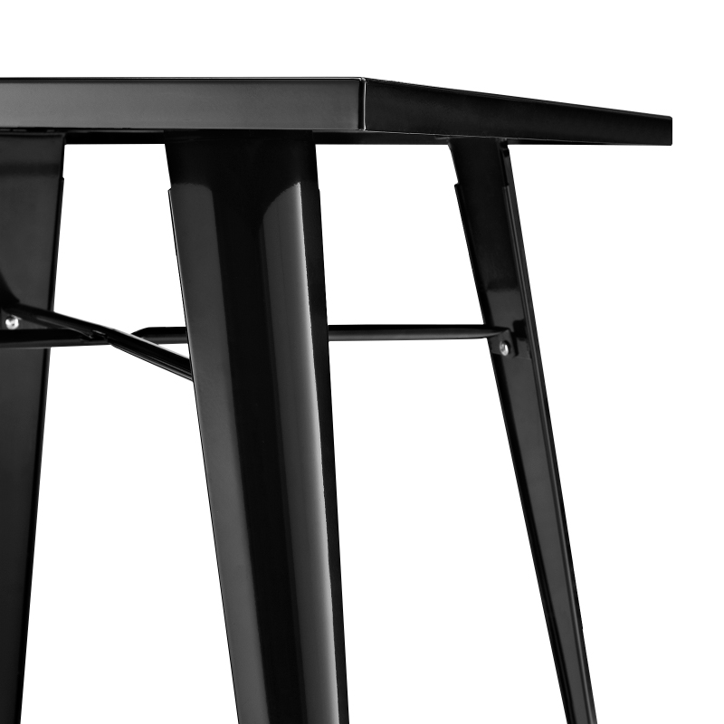 Mesa Iron Tolix - Metal - Bar - Gourmet - Preto