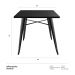 Mesa Iron Tolix - Metal - Bar - Gourmet - Preto