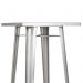 Mesa alta Iron Tolix - Metal - Bar - Bistrô - Gourmet - Metal natural galvanizado