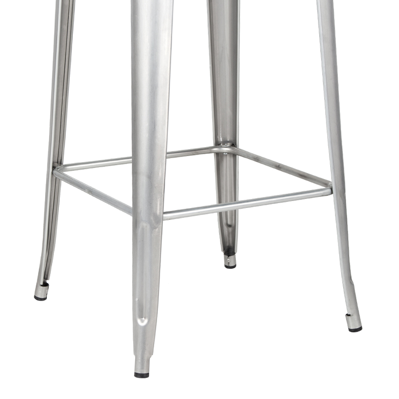 Mesa alta Iron Tolix - Metal - Bar - Bistrô - Gourmet - Metal natural galvanizado