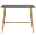 Mesa alta bancada retangular 60 x 120 cm Preto