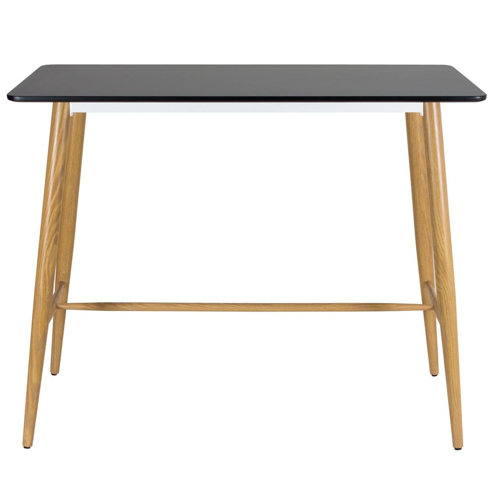 Mesa alta bancada retangular 60 x 120 cm Preto