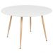 Mesa de jantar redonda Clarice 120 cm Branco