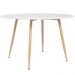 Mesa de jantar redonda Clarice 120 cm Branco
