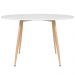Mesa de jantar redonda Clarice 120 cm Branco