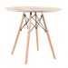 Mesa de jantar redonda Eames Eiffel - Wood - Tampo amadeirado - 80 cm