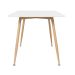 Mesa de jantar retangular Clarice 80 x 140 cm Branco