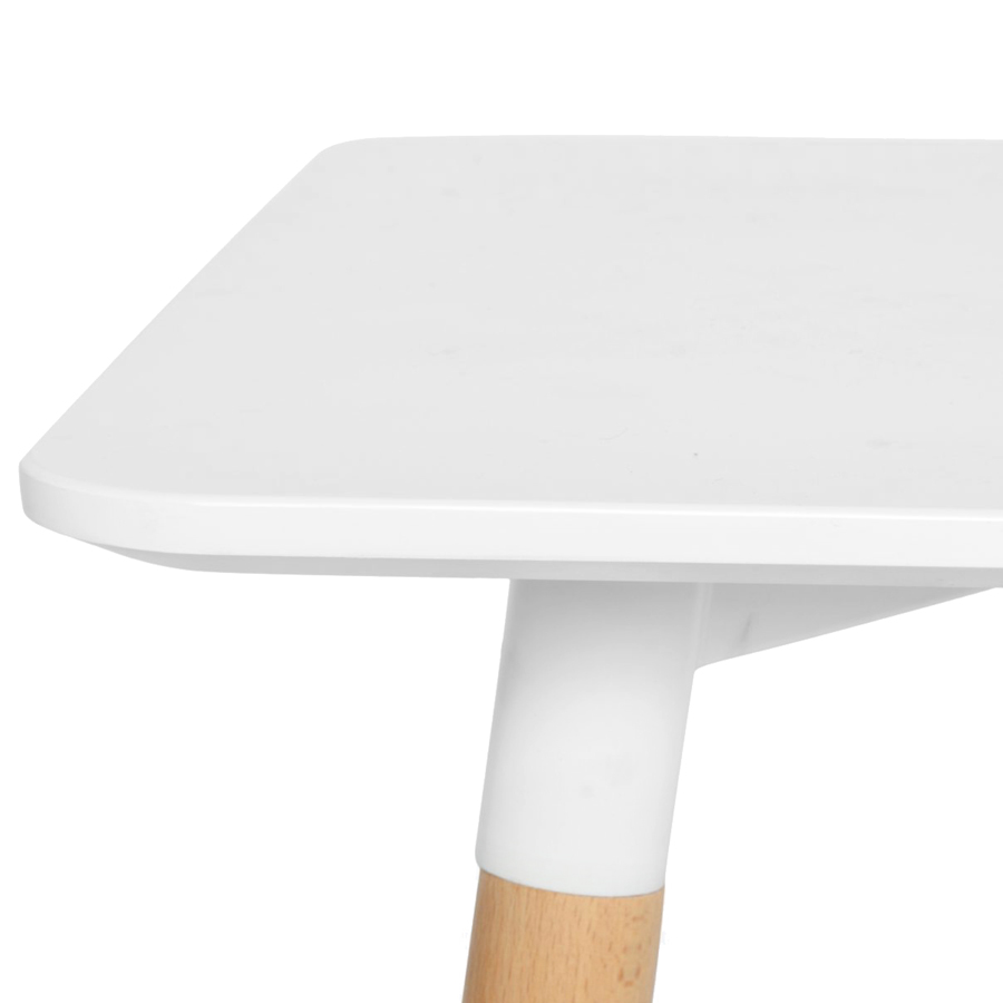 Mesa de jantar retangular Eames - Square - 60 x 120 cm - Branco