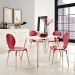 Mesa de jantar retangular Eames - Square - 60 x 120 cm - Branco