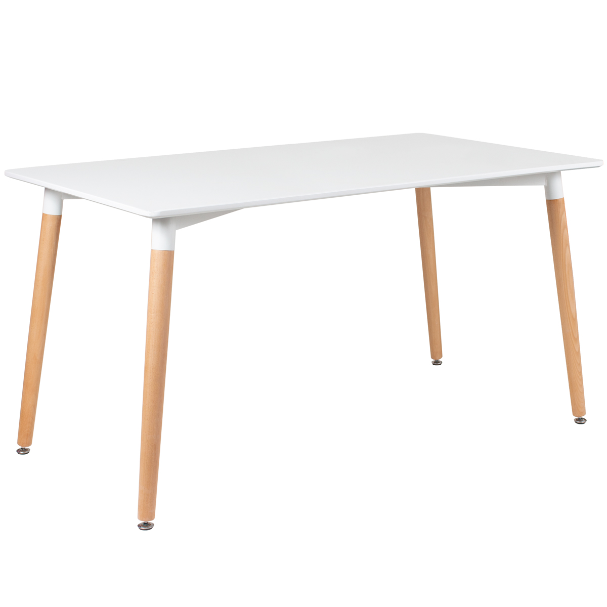 Mesa de jantar retangular Eames - Square - 80 x 140 cm - Branco