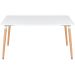 Mesa de jantar retangular Eames - Square - 80 x 140 cm - Branco