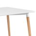 Mesa de jantar retangular Eames - Square - 80 x 140 cm - Branco