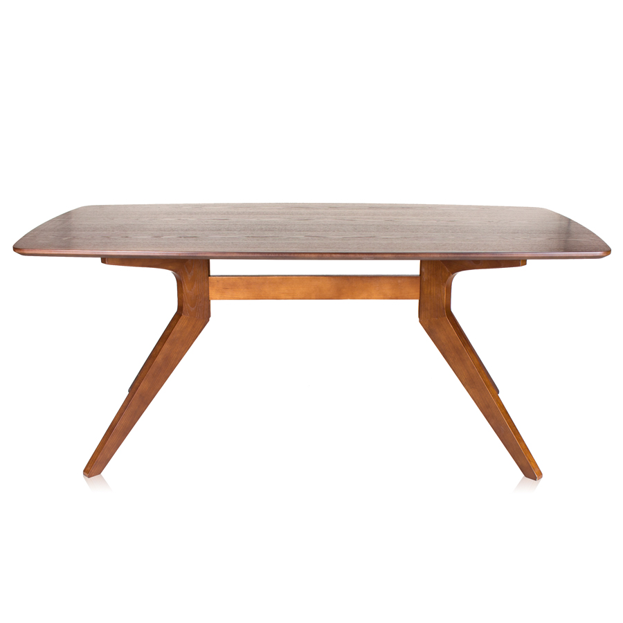 Mesa de jantar retangular Skye - Madeira natural - 180 x 90 cm