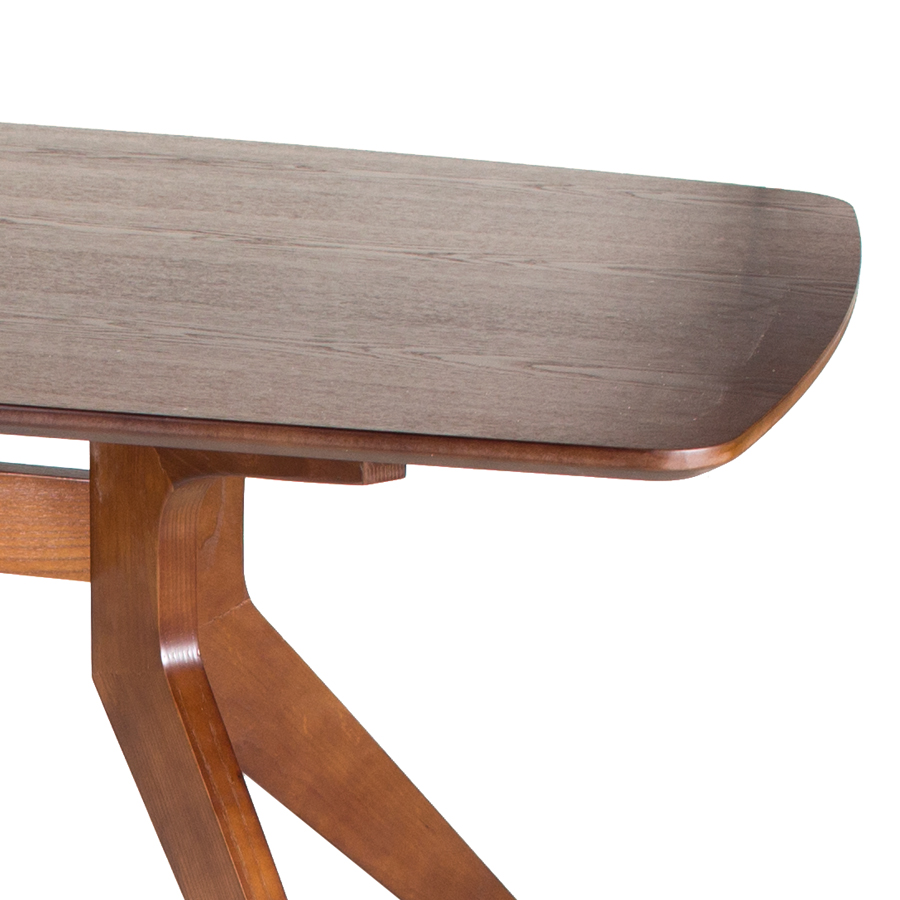 Mesa de jantar retangular Skye - Madeira natural - 180 x 90 cm