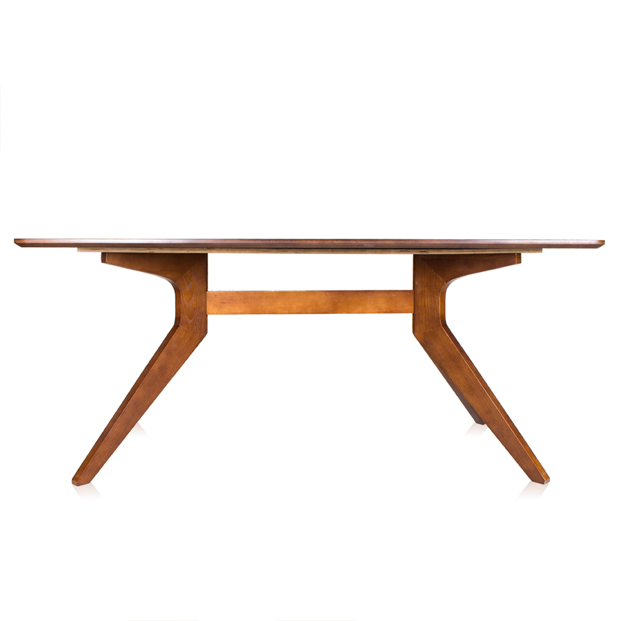 Mesa de jantar retangular Skye - Madeira natural - 180 x 90 cm
